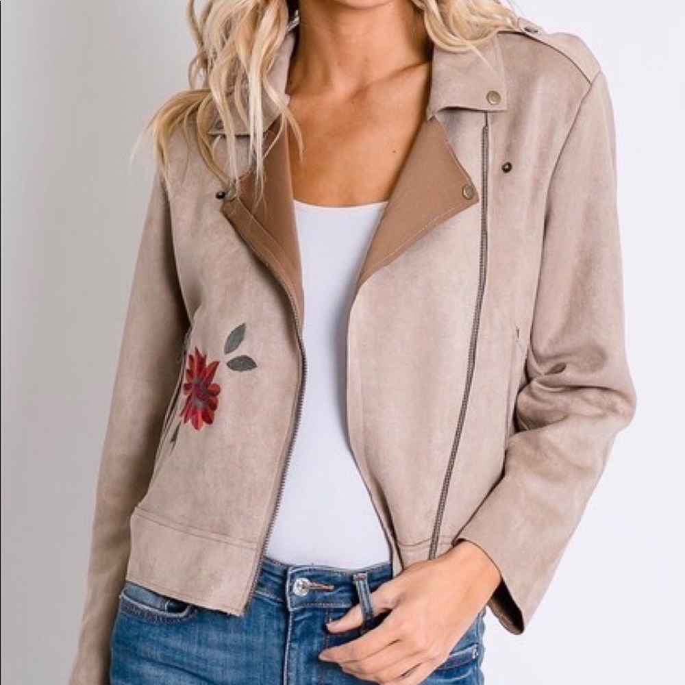 Vegan Suede Trench Jacket